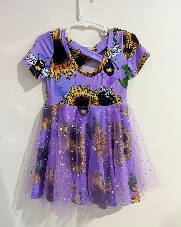 Criss-Cross Strap TULLE Dress