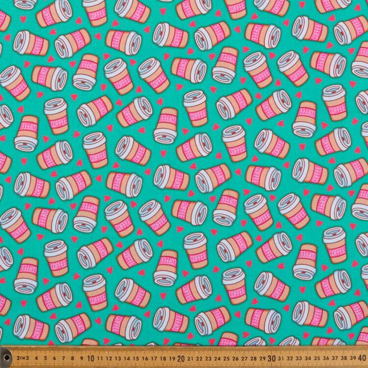 Coffee Cups Scrub Top
