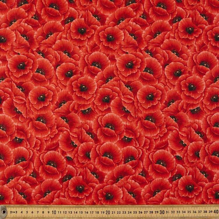 Poppies Scrub Top