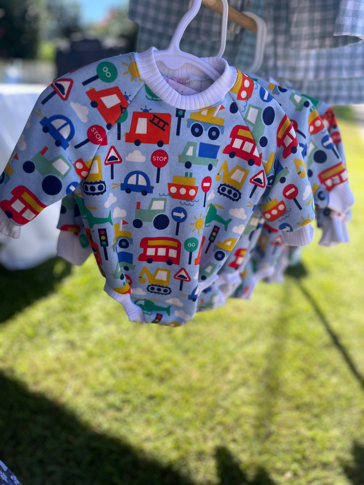 Vehicles Sweater Romper