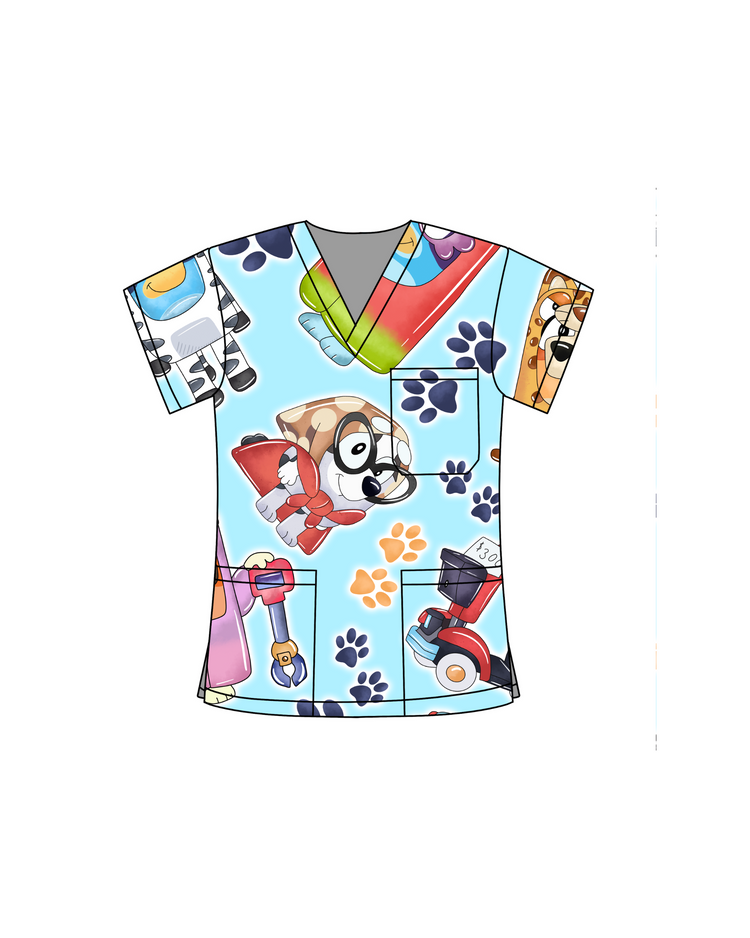 Dress Ups Scrub Top