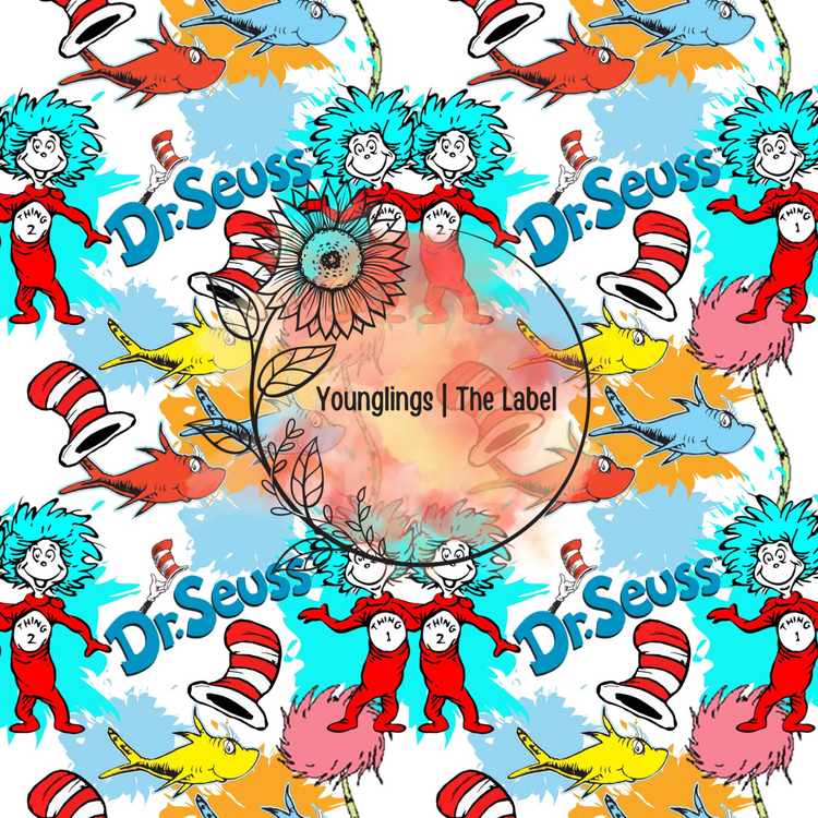 Thing 1 & Thing2 Scrub Top