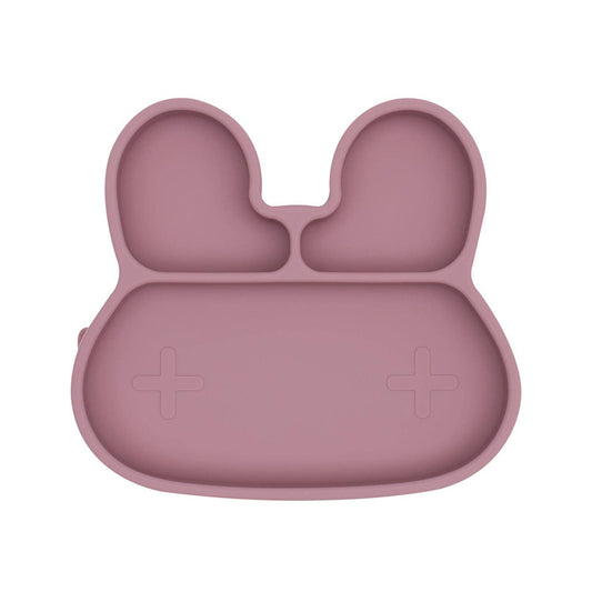 Bunny Stickie® Plate - Dusty Rose