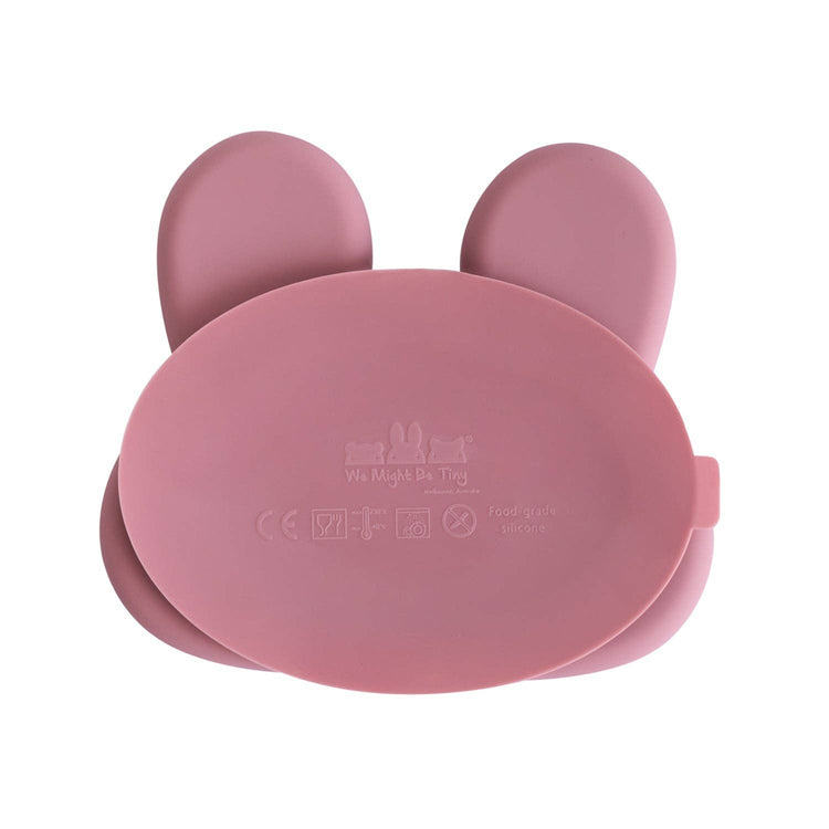 Bunny Stickie® Plate - Dusty Rose