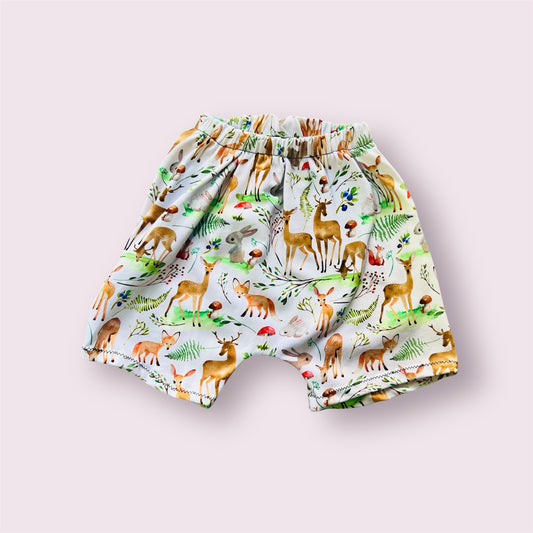 Size 3 Woodland Animals Shorts