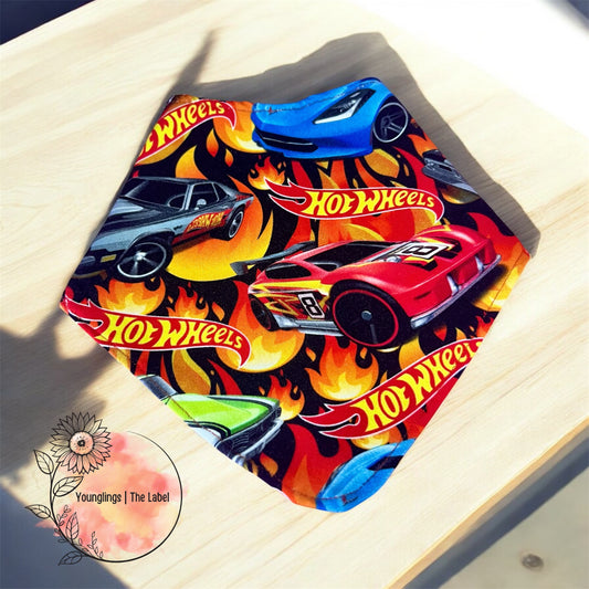 Fast Cars Bandana Dribble Bib