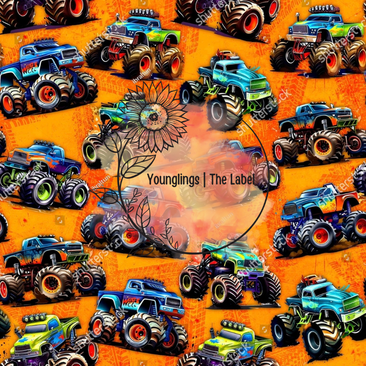 Monster Trucks Orange